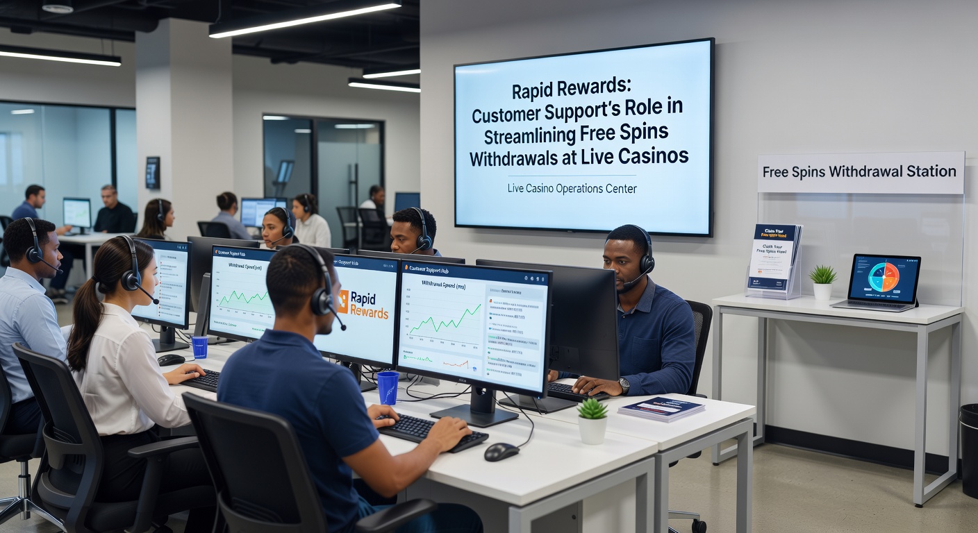 Team von Customer-Support-Spezialisten in einem modernen Callcenter, das Auszahlungsanfragen für Rapid Rewards Free Spins bearbeitet