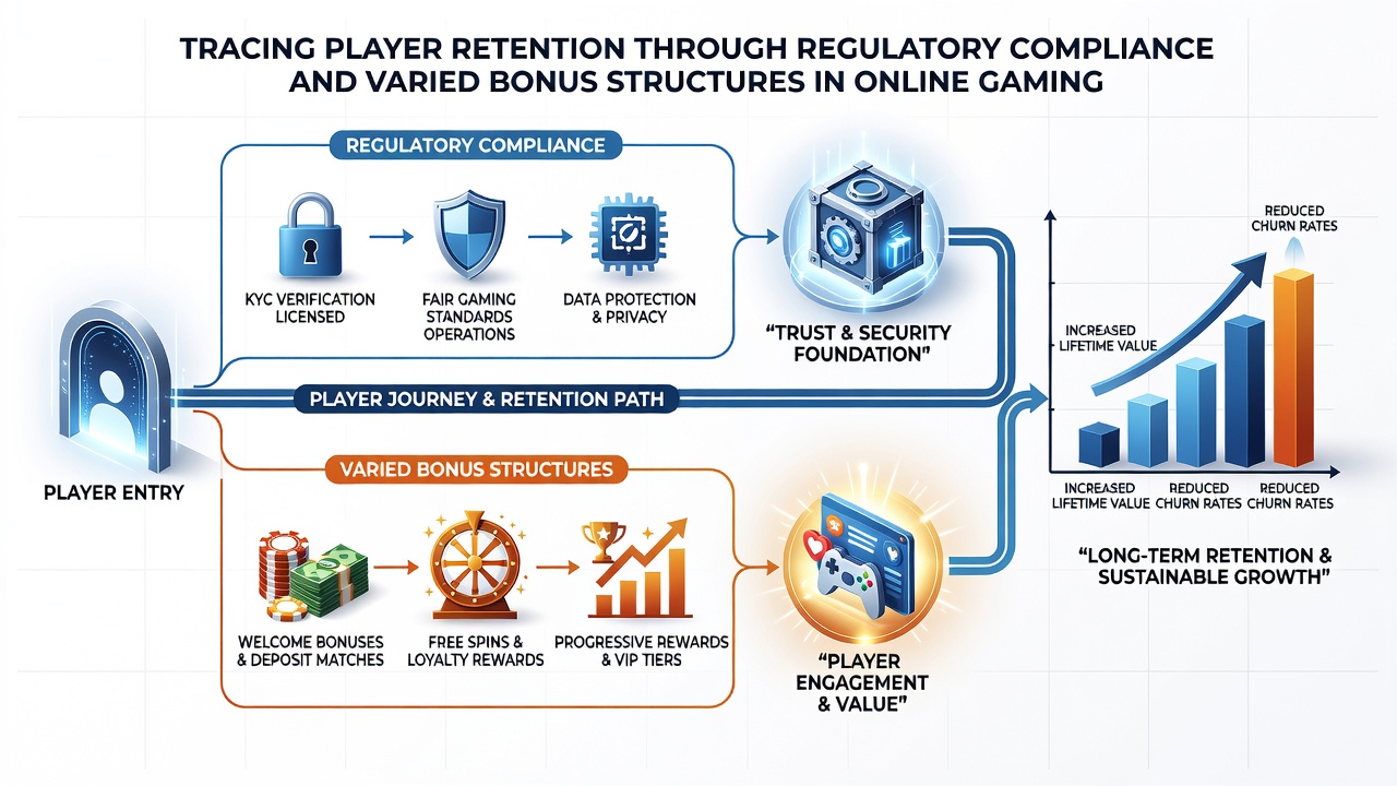 Darstellung von Spielerbindungsmetriken und Compliance-Elementen in digitalen Gaming-Umgebungen